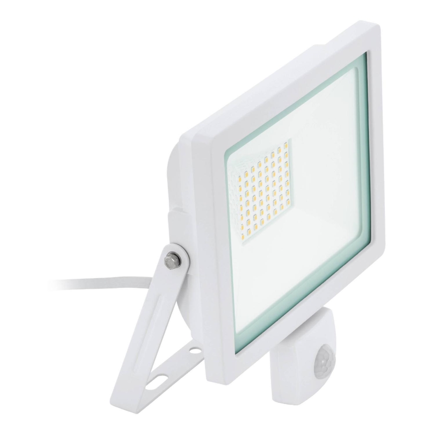 Eglo 64876 - LED Reflektor s senzorjem FILETTI LED/30W/230V 3000K IP44 bela
