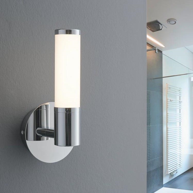 Eglo 64905 - LED Kopalniška stenska svetilka PALMERA PRO LED/4,5W/230V 3000K IP44 sijajni krom