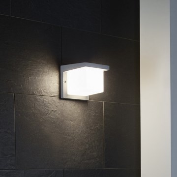 Eglo 65045 - LED Zunanja stenska svetilka DESELLA PRO LED/10W/230V IP54 srebrna