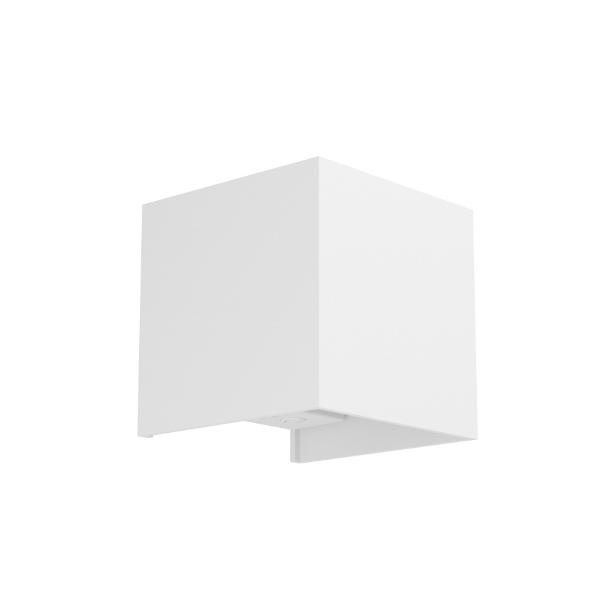 Eglo - zatemnjevalna LED zunanja polnilna stenska svetilka s senzorjem gibanja in senzorjem za temo LED/2,2W/5V IP44 bela