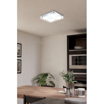Eglo 75329 - LED stropna svetilka ABIOLA 4xLED/6W/230V sijajni krom