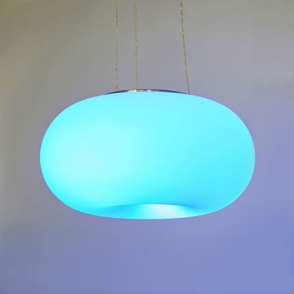 Eglo 75354 - LED RGB Zatemnitveni lestenec OPTICA-C 2xE27/7,5W/230V pr. 35 cm