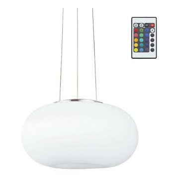 Eglo 75354 - LED RGB Zatemnitveni lestenec OPTICA-C 2xE27/7,5W/230V pr. 35 cm