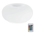 Eglo 75355 - LED RGB Zatemnitvena namizna svetilka OPTICA-C 2xE27/7,5W/230V pr. 28 cm + Daljinski upravljalnik