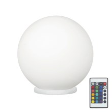 Eglo 75362 - LED RGBW Zatemnitvena namizna svetilka RONDO-C 1xE27/6W/230V + Daljinski upravljalnik