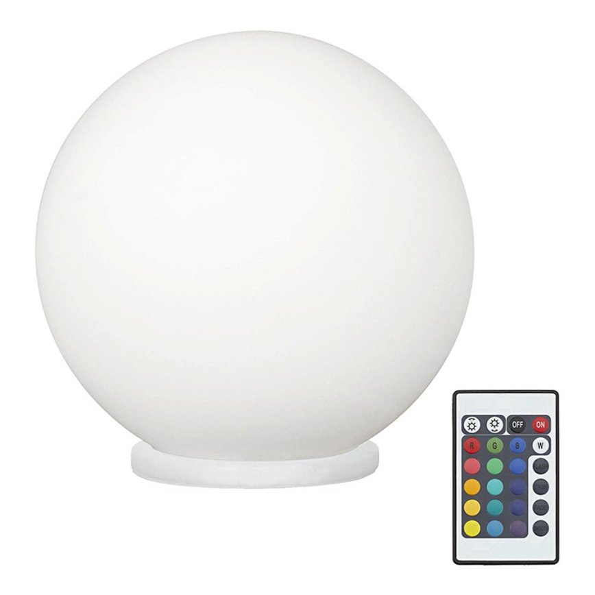 Eglo 75362 - LED RGBW Zatemnitvena namizna svetilka RONDO-C 1xE27/6W/230V + Daljinski upravljalnik