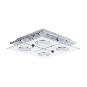 Eglo 75378 - LED RGBW Zatemnitvena stropna svetilka CABO-C 4xGU10/4W/230V + Daljinski upravljalnik