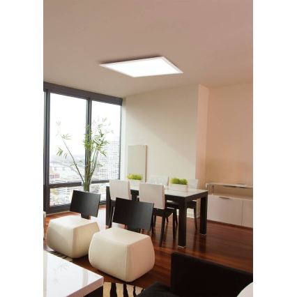 Eglo 75525 - LED RGBW Zatemnitvena stropna svetilka SALOBRENA LED/12W/230V 2700-6500K + Daljinski upravljalnik