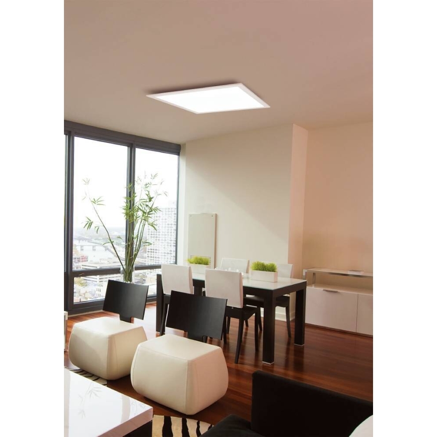 Eglo 75525 - LED RGBW Zatemnitvena stropna svetilka SALOBRENA LED/12W/230V 2700-6500K + Daljinski upravljalnik