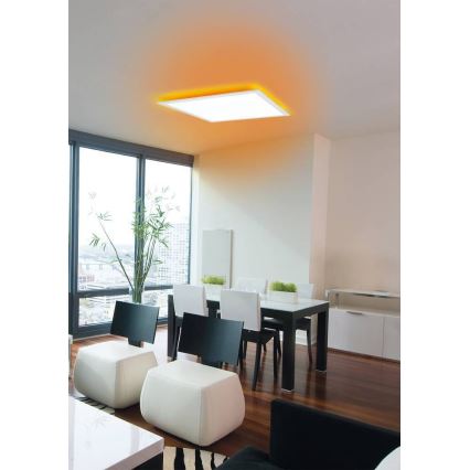 Eglo 75525 - LED RGBW Zatemnitvena stropna svetilka SALOBRENA LED/12W/230V 2700-6500K + Daljinski upravljalnik