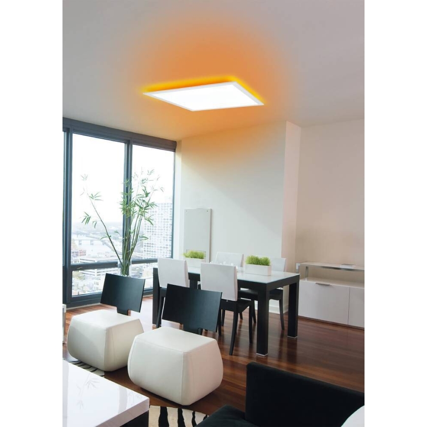 Eglo 75525 - LED RGBW Zatemnitvena stropna svetilka SALOBRENA LED/12W/230V 2700-6500K + Daljinski upravljalnik