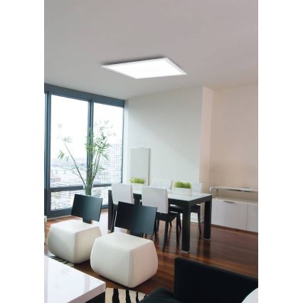 Eglo 75525 - LED RGBW Zatemnitvena stropna svetilka SALOBRENA LED/12W/230V 2700-6500K + Daljinski upravljalnik