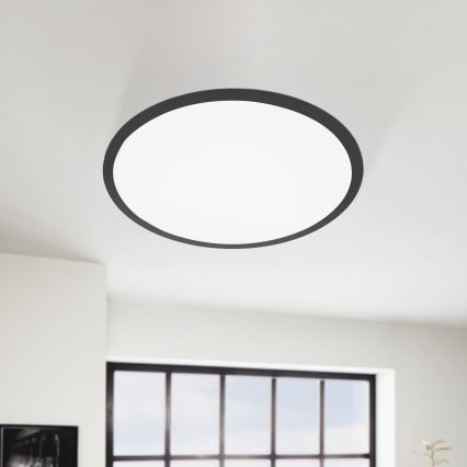 Eglo 75577 - LED Zatemnitvena stropna svetilka SALOBRENA-TW LED/32,5W/230V pr. 60 cm + Daljinski upravljalnik