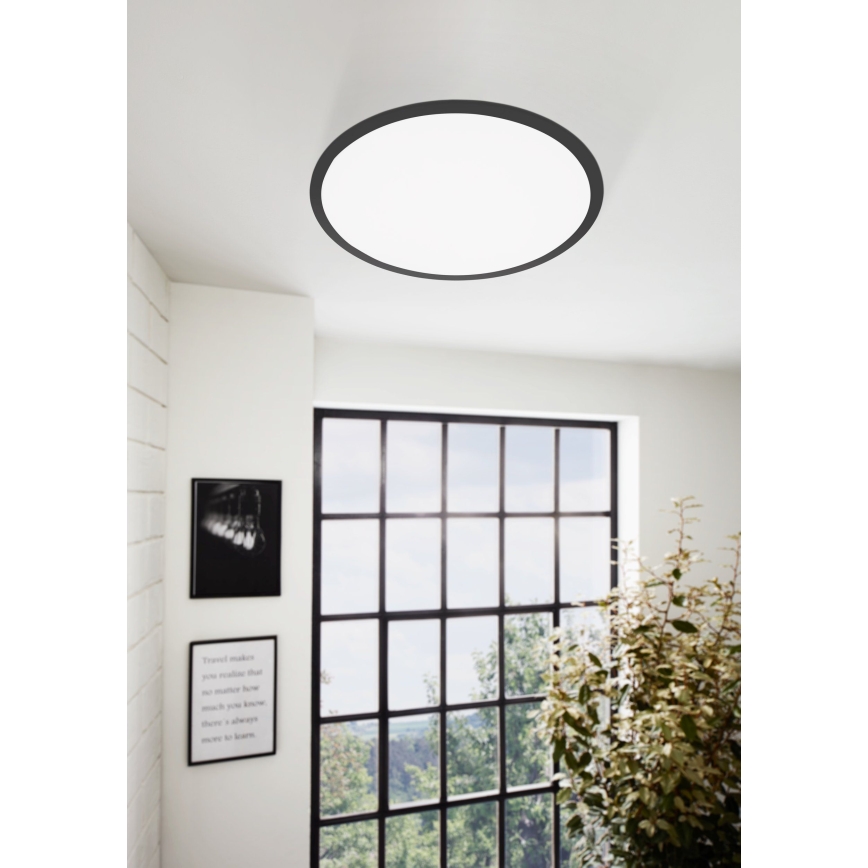 Eglo 75577 - LED Zatemnitvena stropna svetilka SALOBRENA-TW LED/32,5W/230V pr. 60 cm + Daljinski upravljalnik