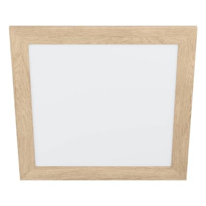 Eglo 75643 - LED Stropna svetilka CALEMAR LED/19W/230V 4000K 43,7x 43,7 cm rjava