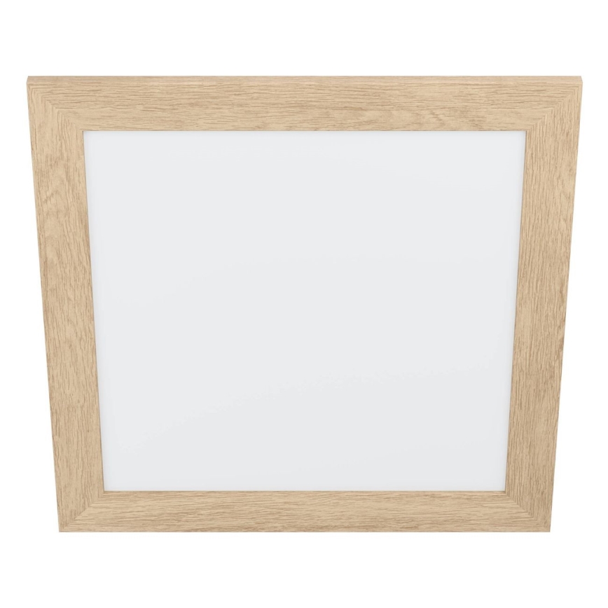 Eglo 75643 - LED Stropna svetilka CALEMAR LED/19W/230V 4000K 43,7x 43,7 cm rjava