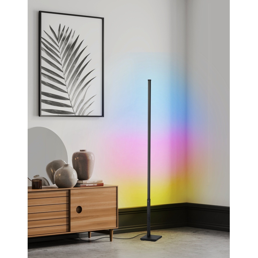 Eglo - LED RGB Zatemnitvena talna svetilka LED/13,5W/230V 2700-6500K + Daljinski upravljalnik