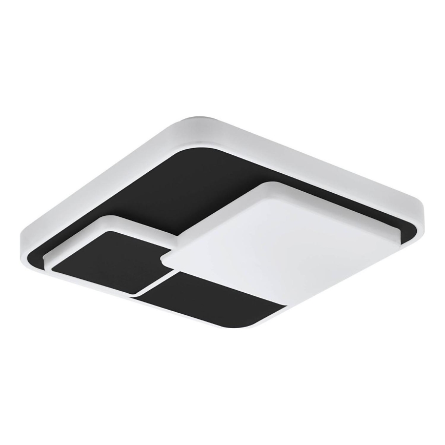 Eglo 75667 - LED Stropna svetilka LEPRESO LED/19,5W/230V 38,5x38,5 cm črna