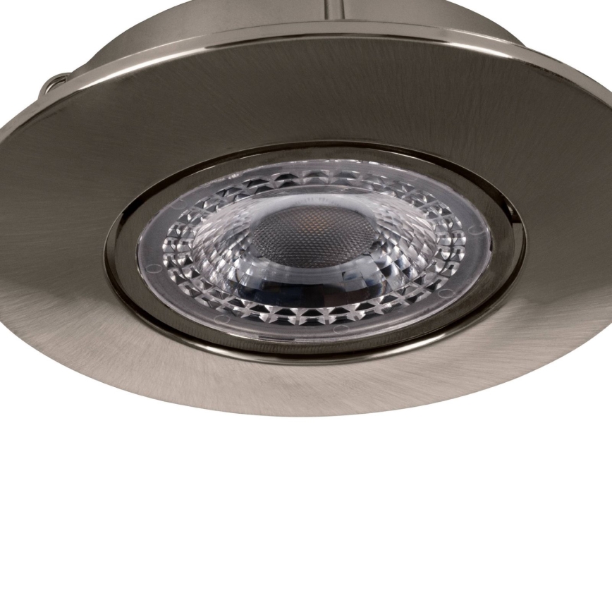 Eglo 75765 - SET 3x LED Vgradna svetilka ZUJAR LED/3,4W/230V mat krom