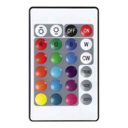 Eglo - LED RGB zatemnjevalna zunanja polnilna svetilka LED/2600 mAh IP44 bela + daljinski upravljalnik