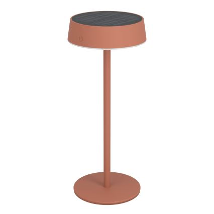 Eglo - LED namizna svetilka z nastavljivo svetlostjo, s sončnim polnjenjem in upravljanjem na dotik LED/3W/5V 3000-6000K 1800 mAh IP44 oranžna