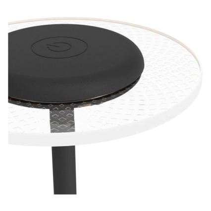 Eglo - LED RGBW zatemnjevalna polnilna namizna svetilka na dotik, LED/5V, 2000 mAh, črna