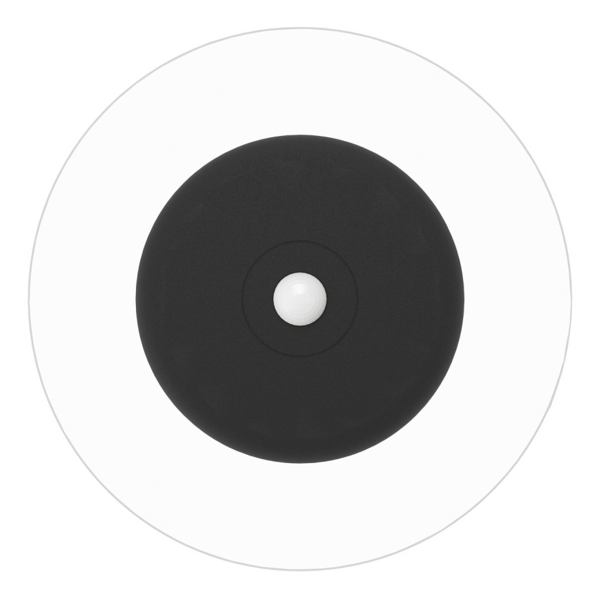 Eglo - LED RGBW polnilna stenska svetilka z možnostjo zatemnitve, s senzorjem gibanja in mraka LED/5V 2000 mAh črna + daljinski upravljalnik