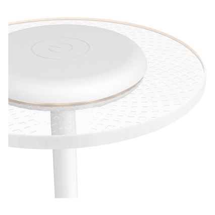 Eglo - LED RGBW zatemnjiva polnilna namizna svetilka na dotik LED/5V 2000 mAh bela