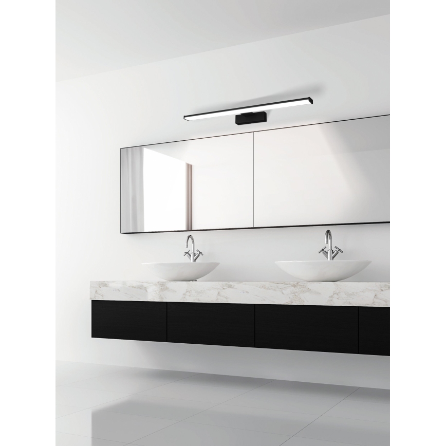 Eglo 780431 - LED Kopalniška luč za osvetlitev ogledala BETETA LED/11W/230V 60 cm IP44 črna