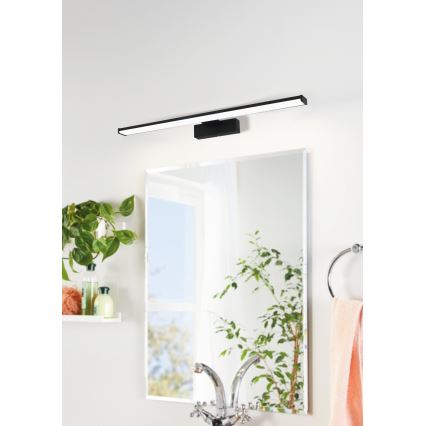 Eglo 780431 - LED Kopalniška luč za osvetlitev ogledala BETETA LED/11W/230V 60 cm IP44 črna