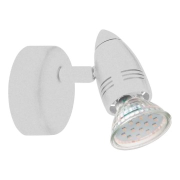 Eglo 780447 - LED Stenski reflektor SABADELL 1xGU10/2,8W/230V 3000K bela