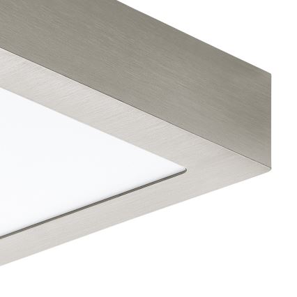 Eglo 78215 - LED stropna svetilka FUEVA LED/10,9W/230V 17x17 cm matni krom