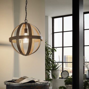 Eglo 78289 - Lestenec na verigi WESTBURY 1xE27/60W/230V pr. 45 cm