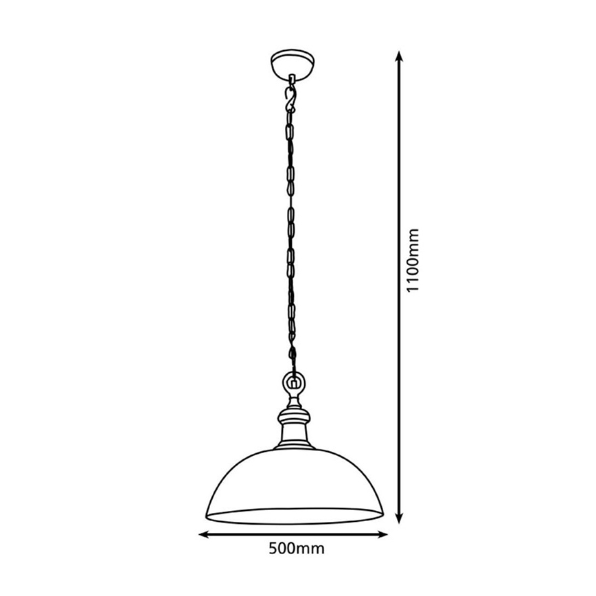 Eglo 78301 - Lestenec na vrvici EASINGTON 1xE27/60W/230V