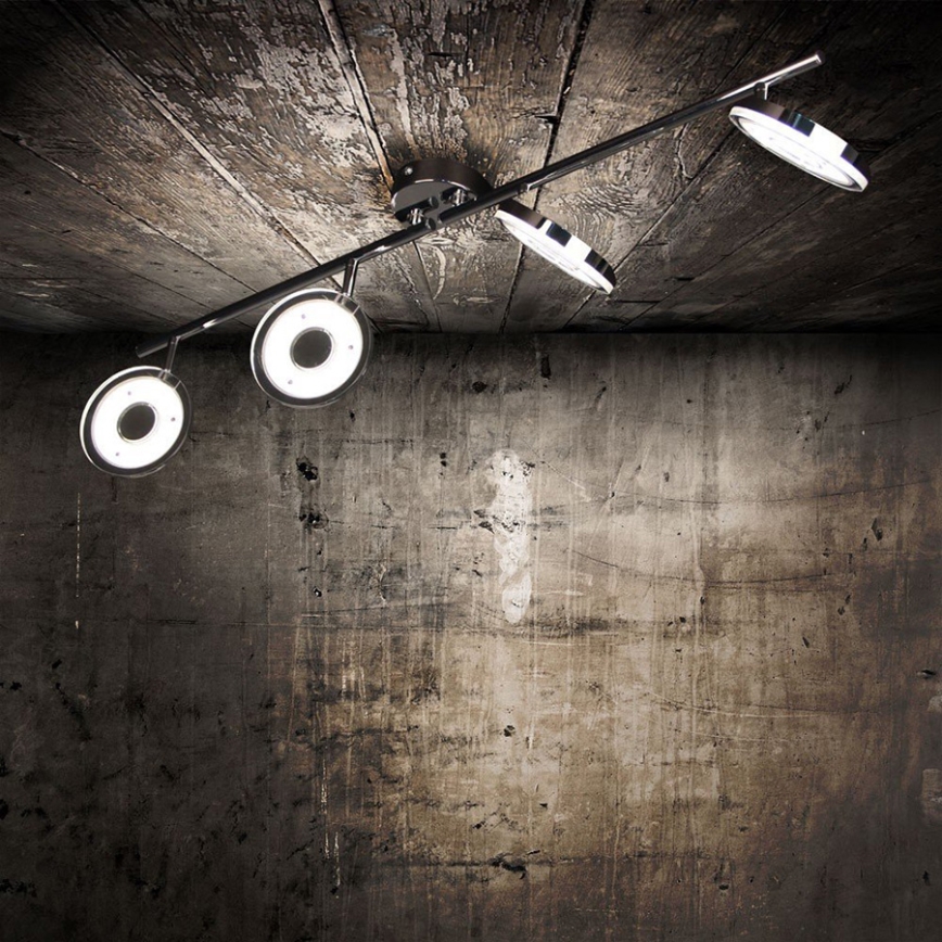 Eglo 78684 - LED točkovna svetilka DORNES 4xLED/4,5W/230V sijajni krom