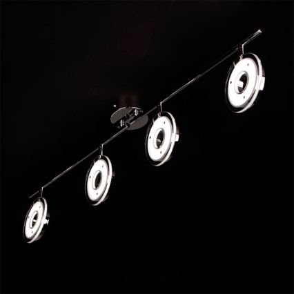 Eglo 78684 - LED točkovna svetilka DORNES 4xLED/4,5W/230V sijajni krom