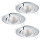 Eglo 78708 - SET 3x LED Vgradna svetilka TEDO 1xGU10/5W/230V