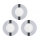 Eglo 78733 - SET 3x LED Kopalniška vgradna svetilka FUEVA 1xLED/2,7W/230V IP44