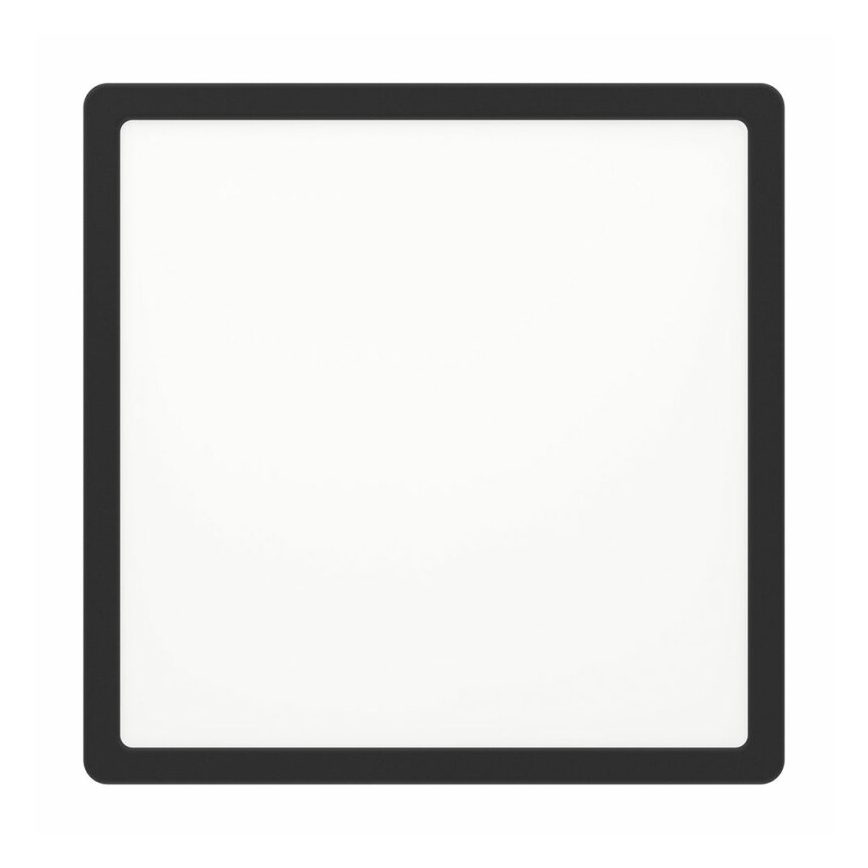 Eglo 78815 - LED stropna svetilka FUEVA LED/20,5W/230V 28,5x28,5 cm črna