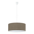 Eglo 79068 - Lestenec na vrvici SITIA 3xE27/60W/230V rjav