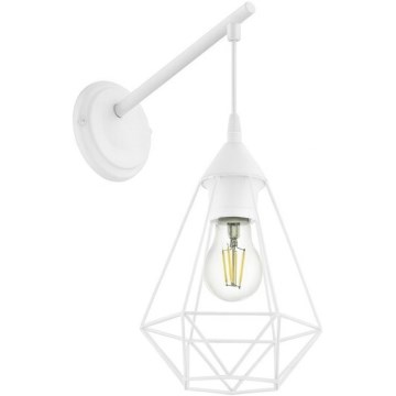 Eglo 79084 - Stensko svetilo BYRON 1xE27/60W/230V bela