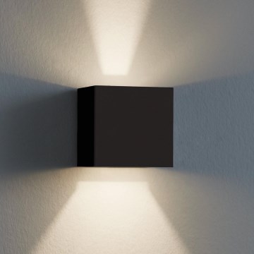 Eglo 79215 - LED Zunanja stenska svetilka CALPINO 2xLED/3,3W/230V 3000K IP54 črna