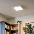 Eglo 79322 - LED Zatemnitvena stropna svetilka SALOBRENA LED/16W/230V 4000K 30x30 cm bela