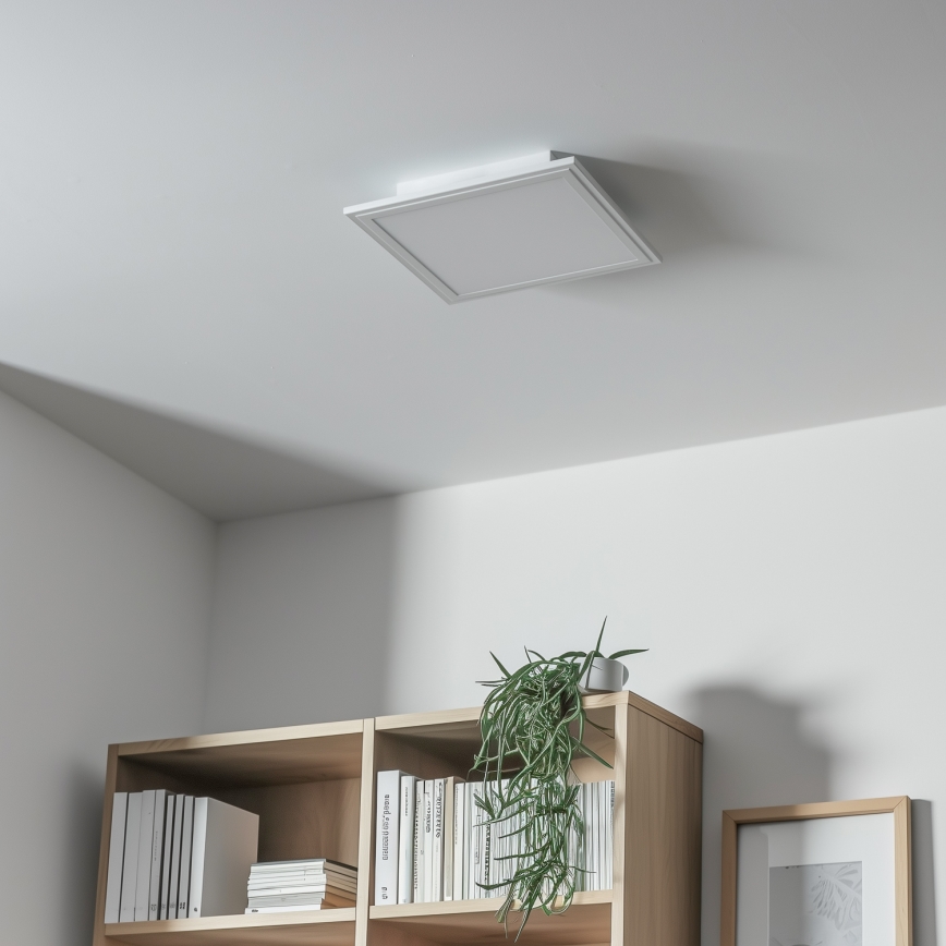 Eglo 79322 - LED Zatemnitvena stropna svetilka SALOBRENA LED/16W/230V 4000K 30x30 cm bela