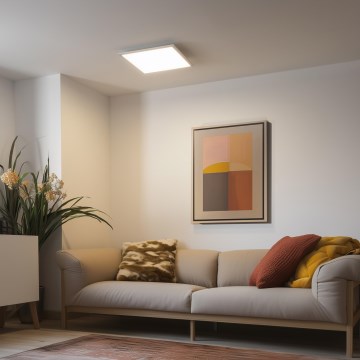 Eglo 79323 - LED Zatemnitvena stropna svetilka SALOBRENA LED/25W/230V 4000K 45x45 cm bela