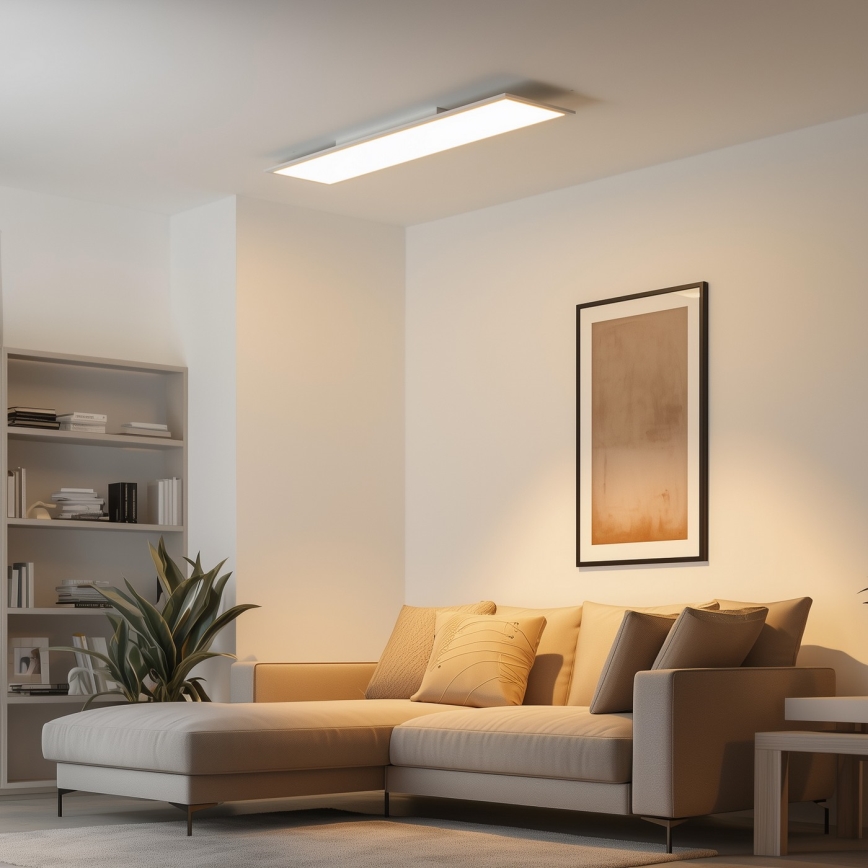 Eglo 79328 - LED Stropna svetilka SALOBRENA-RW LED/34W/230V 2700/4000K 120x30 cm bela