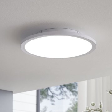 Eglo 79469 - LED Zatemnitvena stropna svetilka POZZALLO LED/21W/230V 2700-6500K bela + Daljinski upravljalnik