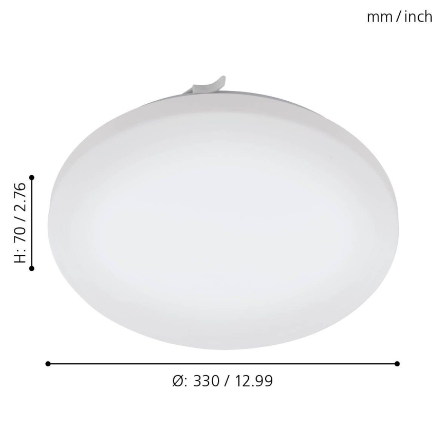 Eglo 79523 - LED Kopalniška stropna svetilka TUSCOLA LED/14,6W/230V IP44