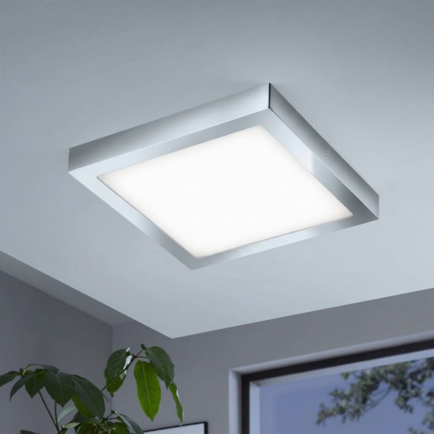 Eglo 79528 - LED Kopalniška stropna svetilka DURANGO LED/22W/230V 30x30 cm IP44