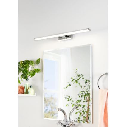 Eglo 79533 - LED Kopalniška luč za osvetlitev ogledala SARNOR LED/11W/230V 60 cm IP44 sijajni krom